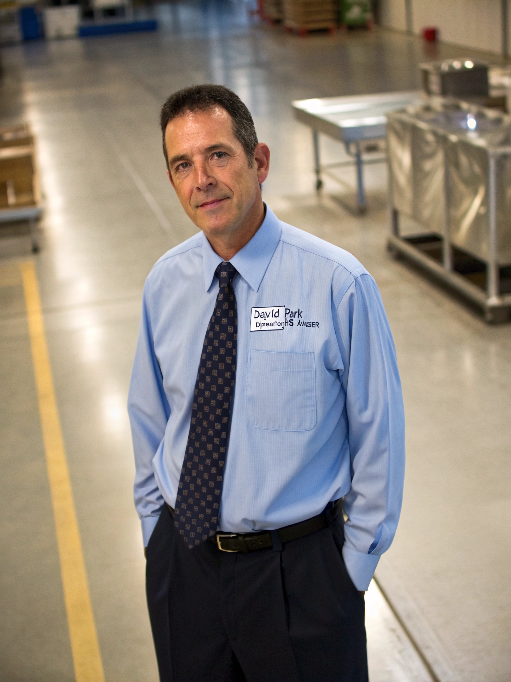 Black and white portrait of David Halloway, Operations Director